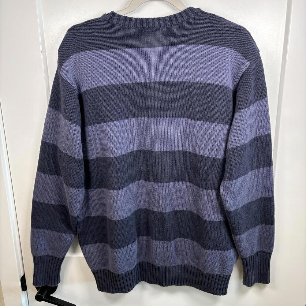 Brandy Melville Brianna Blue/Purple Striped Pullover Sweater One Size Women’s - Picture 3 of 6